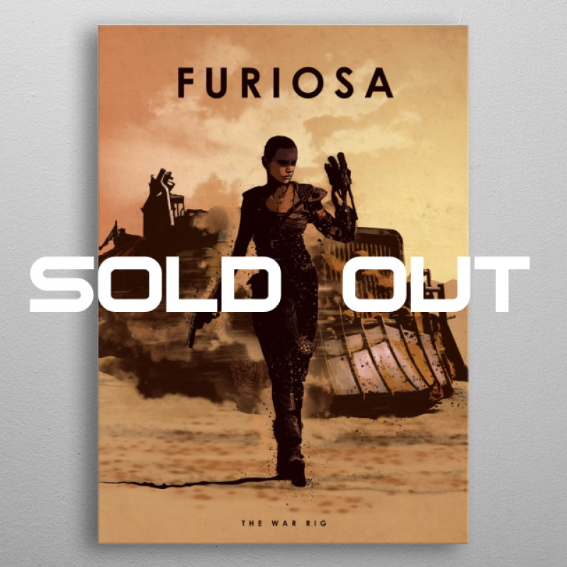 Displate Metal-Poster "Furiosa - The War Rig" *AUSVERKAUFT*